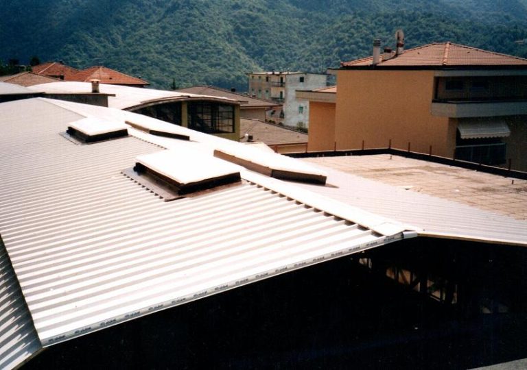Tetto capannone a Bedizzole - Pannelli coibentati